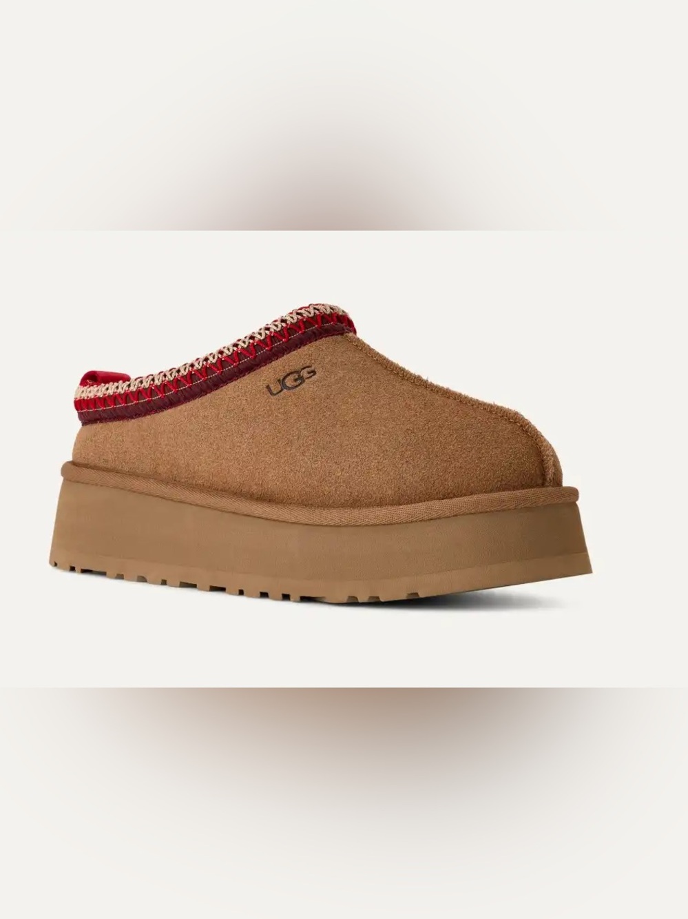 NEW UGG Tazz II Women’s Platform Slipper -Size 8 - Chestnut G Tan Platform Mu